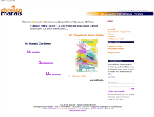 Tablet Screenshot of maraischretien.com